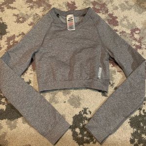 gymshark crop top size S